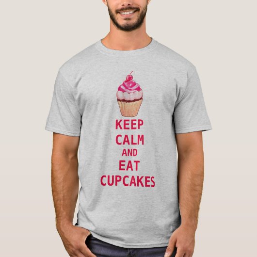 KALK EN Eet Cupcakes T-shirt (Voorkant)