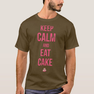 Kalk en eet de sluitdoek voor bakkerij of bakventi t-shirt
