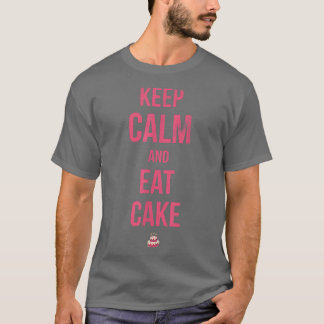 Kalk en eet de sluiting voor bakkerij of bakventie t-shirt