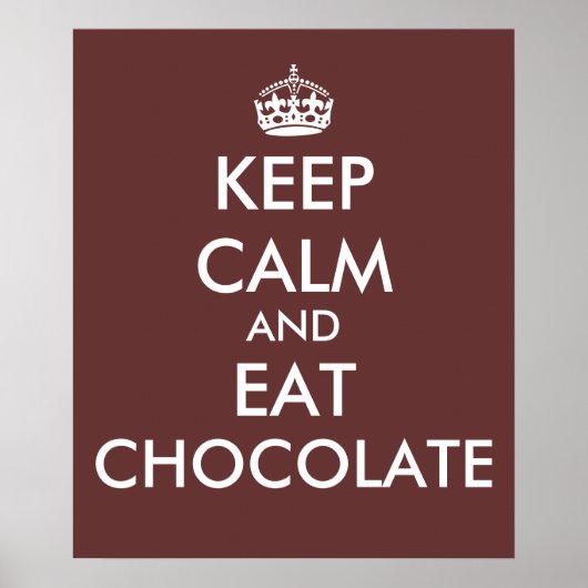 Kalk en eet Poster Sjabloon (Voorkant)