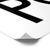 Kalk- en etenmais houden poster (Hoek)