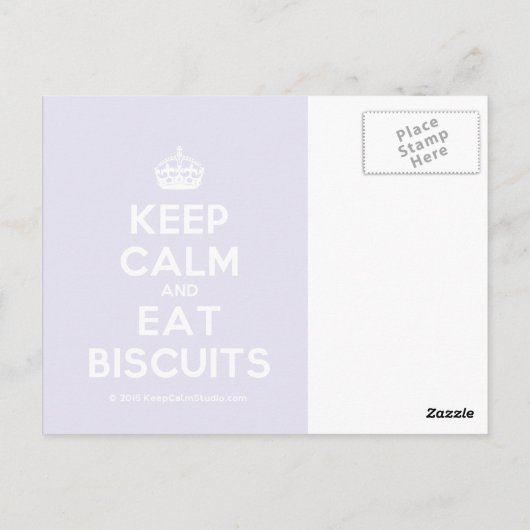 Kalk- en etsteenkoekjes briefkaart (Achterkant)