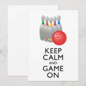 KALK EN GAME AAN - Bowling (Voorkant / Achterkant)