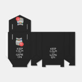 KALK EN GAME AAN - Bowling Bedankdoosjes (Uitgevouwen)