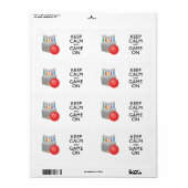 KALK EN GAME AAN - Bowling Etiket (Full Sheet)