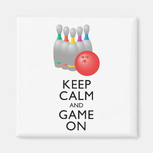 KALK EN GAME AAN - Bowling Magneet