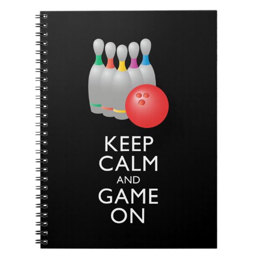 KALK EN GAME AAN - Bowling Notitieboek (Voorkant)