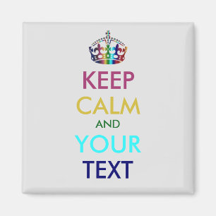 KALK EN JOUW TEKST BEWAREN - gepersonaliseerde tek Magneet