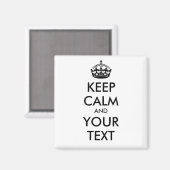 KALK EN JOUW TEKST BEWAREN - gepersonaliseerde tek Magneet (Voorkant / Achterkant)