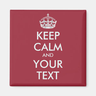 KALK EN JOUW TEKST BEWAREN - gepersonaliseerde tek Magneet