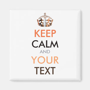 KALK EN JOUW TEKST BEWAREN - gepersonaliseerde tek Magneet