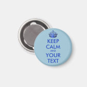 KALK EN JOUW TEKST BEWAREN - gepersonaliseerde tek Magneet (Voorkant / Achterkant)