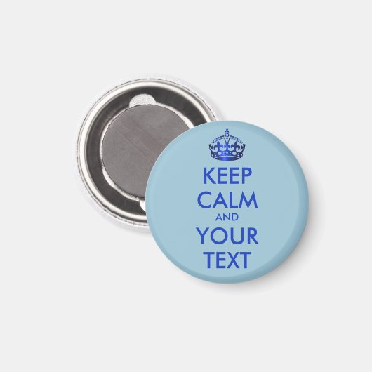 KALK EN JOUW TEKST BEWAREN - gepersonaliseerde tek Magneet (Voorkant / Achterkant)