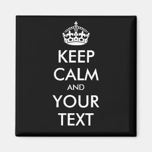 KALK EN JOUW TEKST BEWAREN - gepersonaliseerde tek Magneet