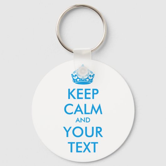 KALK EN JOUW TEKST BEWAREN - gepersonaliseerde tek Sleutelhanger (Voorkant)