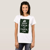 Kalk en karol aan t-shirt (Voorkant volledig)