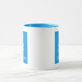 Kalk en koolstof houden (kraai) mok (Midden)