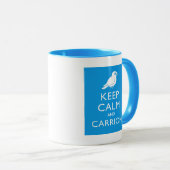 Kalk en koolstof houden (kraai) mok (Voorkant rechts)