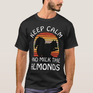 Kalk- en melkamandelen houden voor veen en groente t-shirt