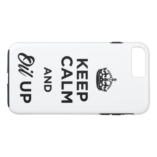 Kalk en olie omhoog houden Case-Mate iPhone case (Achterkant (Horizontaal))