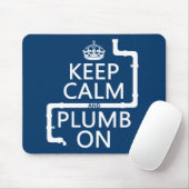 Kalk en plomp aan (loodgieter/loodgieterswerk) muismat (Met muis)