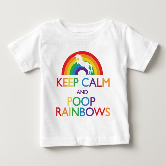 Kalk- en Poop Rainbows Unicorn (Voorkant)