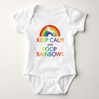 Kalk- en Poop Rainbows Unicorn Romper
