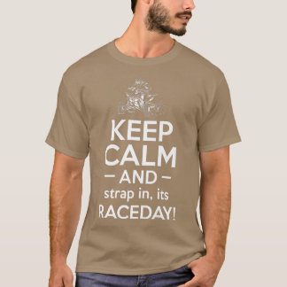 Kalk en riem houden in de ist Raceday Quad Bike Ri T-shirt