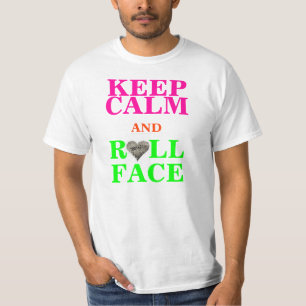 KALK EN ROLGEZICHT HOUDEN T-SHIRT