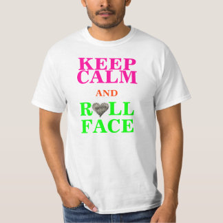 KALK EN ROLGEZICHT HOUDEN T-SHIRT