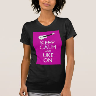 Kalk en rook aanhouden (Fuschia) T-shirt