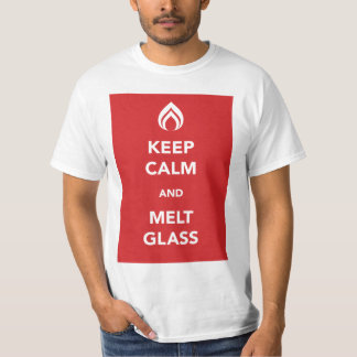 Kalk- en smeltglas t-shirt