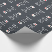 KALK- EN SPEELPOKER-aangepast verpakkingspapier BE Cadeaupapier (Hoek)