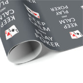 KALK- EN SPEELPOKER-aangepast verpakkingspapier BE Cadeaupapier (Rol Hoek)