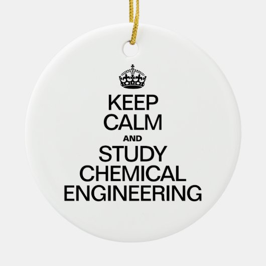 KALK- EN STUDIESCHEMISCHE ENGINEERING BEWAREN KERAMISCH ORNAMENT (Voorkant)