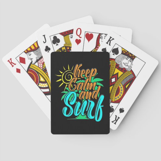 Kalk en sulf houden pokerkaarten (Achterkant)