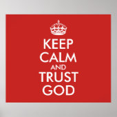 KALK EN TRUST GOD BEWAREN POSTER (Voorkant)