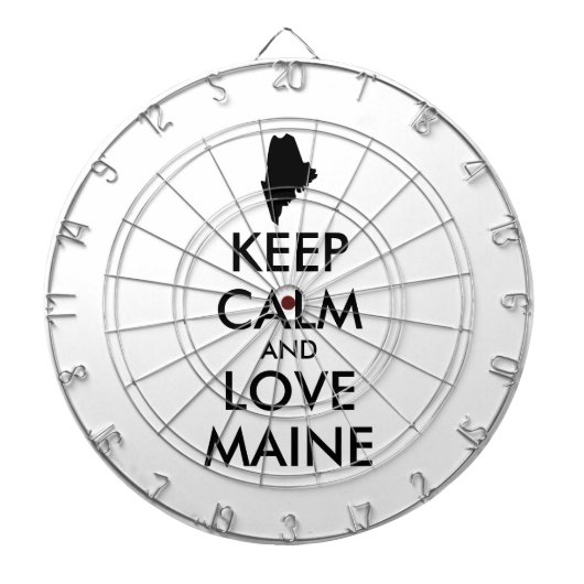  KALK EN VERLIES MAINE DARTBORD (Voorkant)