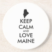  KALK EN VERLIES MAINE ZANDSTEEN ONDERZETTER (Voorkant)