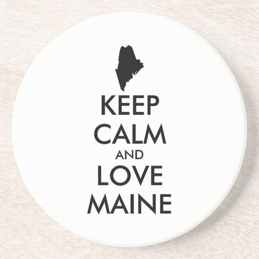  KALK EN VERLIES MAINE ZANDSTEEN ONDERZETTER (Voorkant)