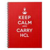 Kalk en voer HCl houden Notitieboek (Voorkant)