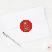Kalk- en wasmachines ronde sticker (Envelop)