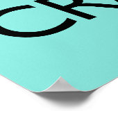 Kalk- en waswagens houden poster (Hoek)