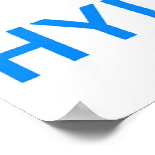 Kalk en water houden poster (Hoek)