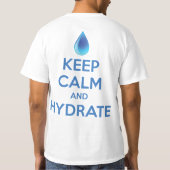 Kalk en water houden t-shirt (Achterkant)