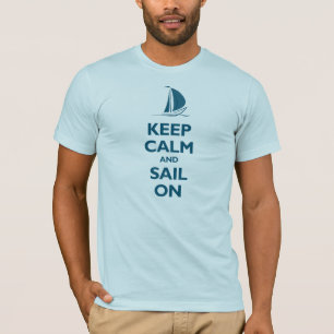 Kalk en zeilen aan (oceanside) t-shirt