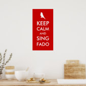 KALK EN ZITFADO BEWAREN POSTER (Keuken)