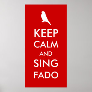 KALK EN ZITFADO BEWAREN POSTER