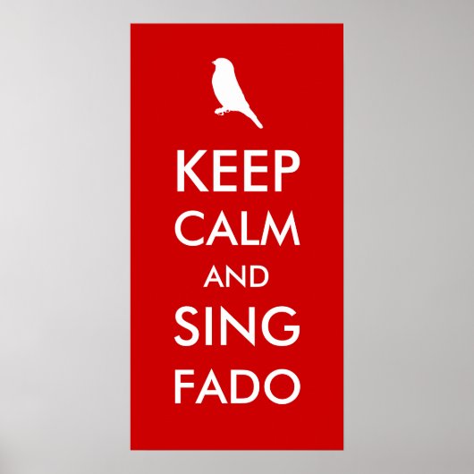 KALK EN ZITFADO BEWAREN POSTER (Voorkant)