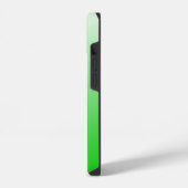 kalk groen tot wit verloop #00cc00 iPhone hoesje (Linkerkant)